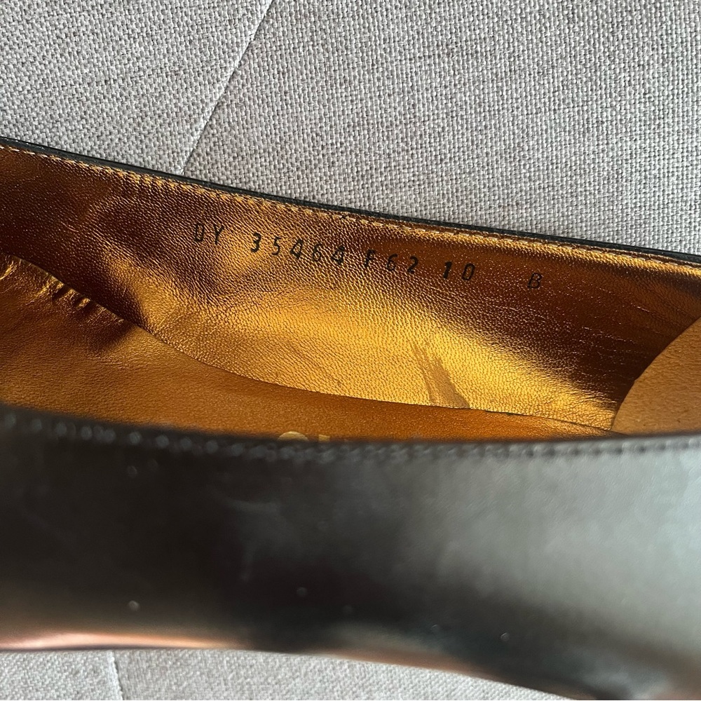 Salvatore Ferragamo Womens Nero Calf Alissa Black Loafers size 10B - Picture 7 of 12